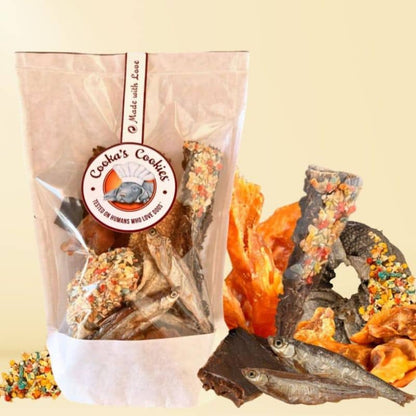 Festive chewing kit for dogs - Gourmet mixture of meats and fish with dogfetti