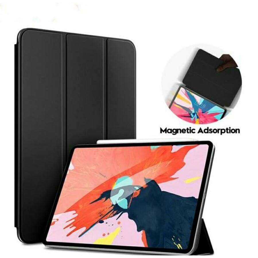 Coque en cuir antichoc avec adsorption magnétique pour iPad