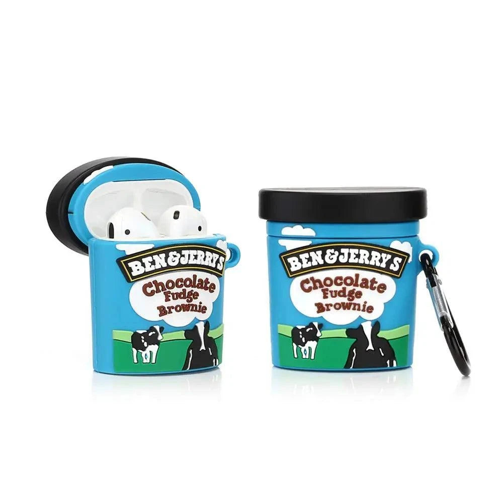 Coque Airpods Ben & jerry's - Passeport Cases