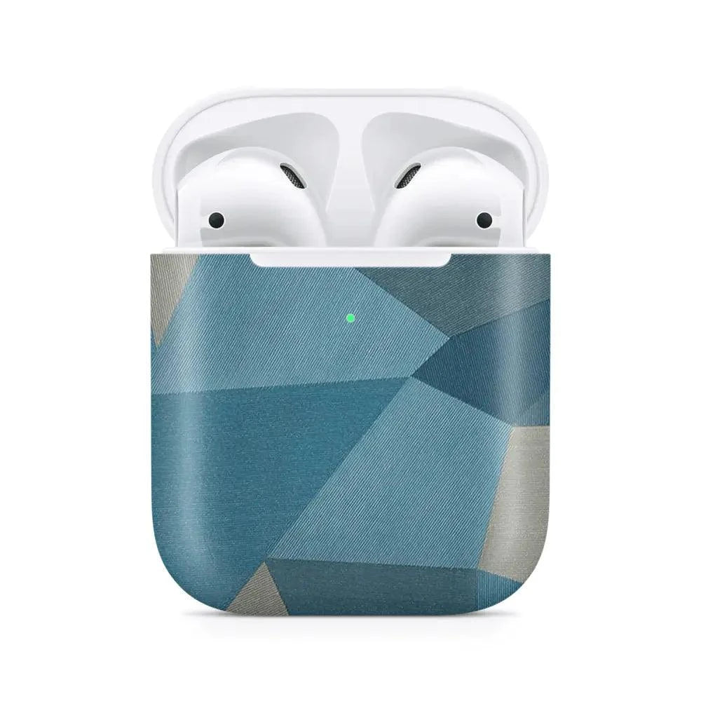 Coque AirPods Cadre bleu - Passeport Cases