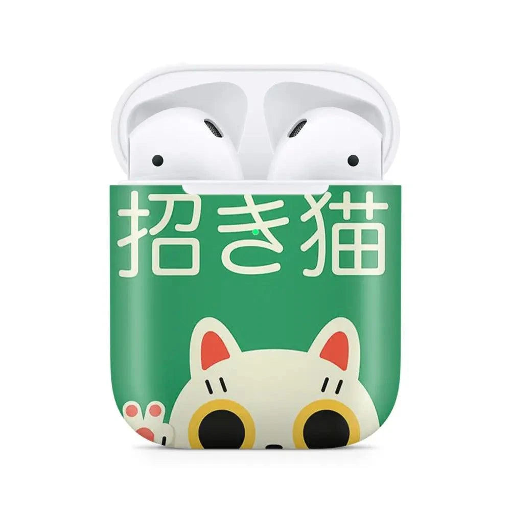 Coque AirPods Chat Japonais - Passeport Cases