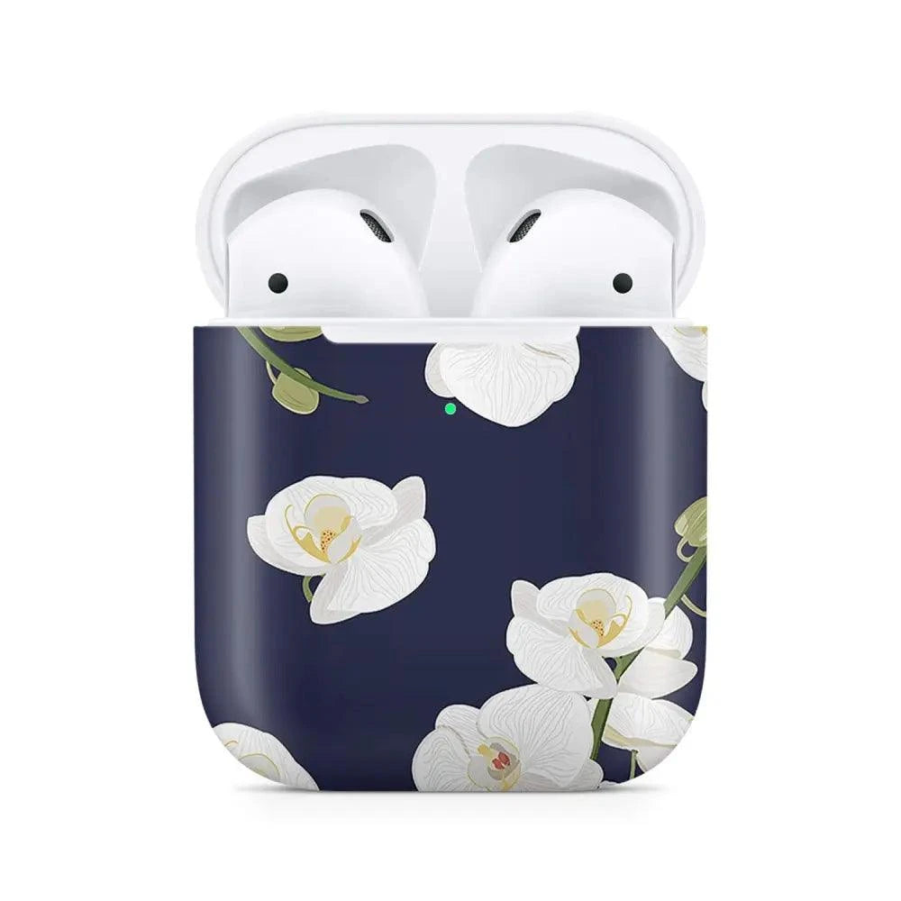 Coque AirPods Fleurs Blanches - Passeport Cases