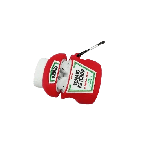 Coque Airpods Henzi tomato ketchup - Passeport Cases