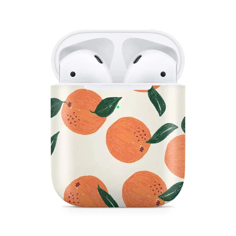 Coque AirPods Orange - Passeport Cases