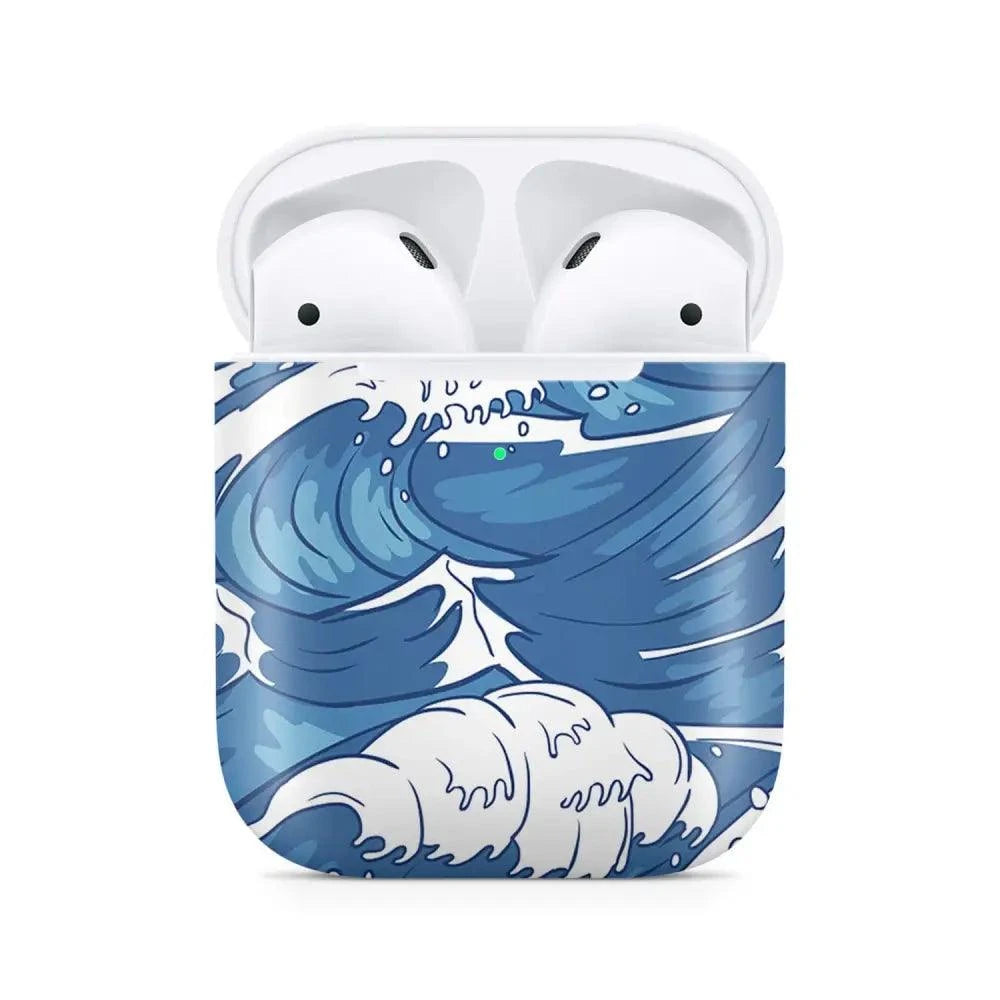 Coque AirPods Vagues Hokusai - Passeport Cases