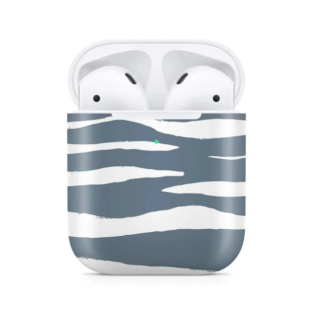 Coque AirPods Zèbre gris - Passeport Cases