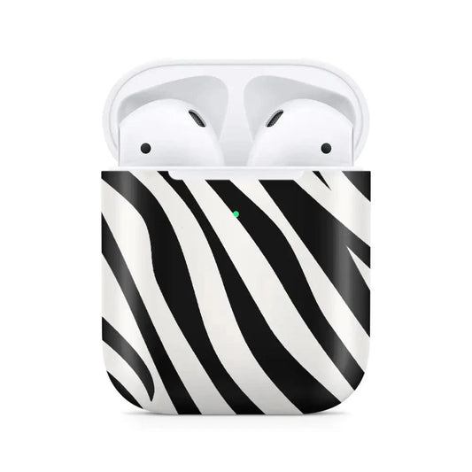 Coque AirPods Zèbre noir - Passeport Cases