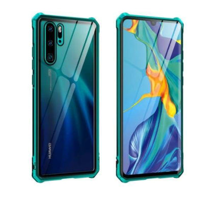 Coque Antichoc Magnétique en Verre Trempé 9H pour Huawei