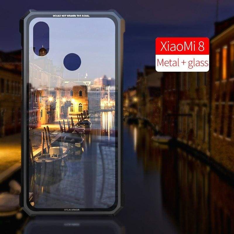 Coque Antichoc Verre Trempé 9H pour Xiaomi 8 - Protection Maximale et Design Élégant