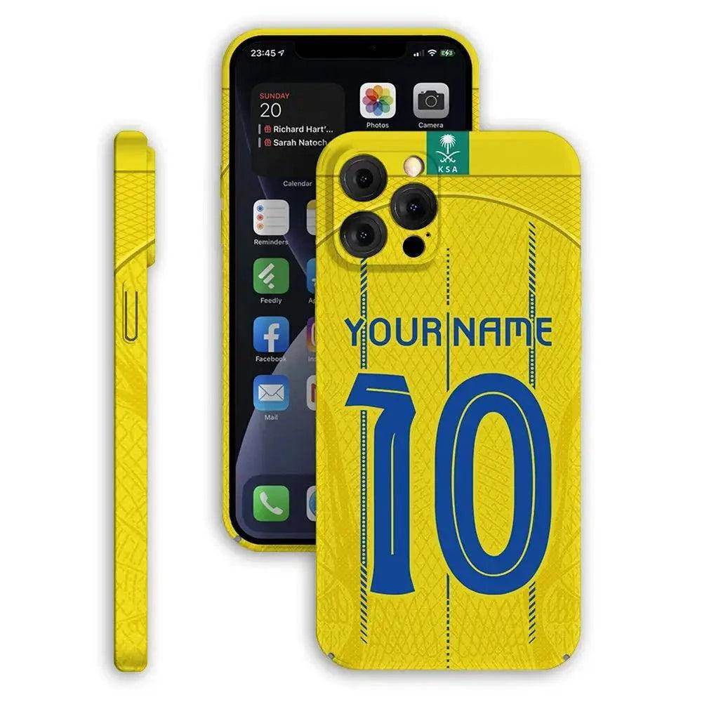 Coque de Football Personnalisée Al Nassr Domicile - Passeport Cases