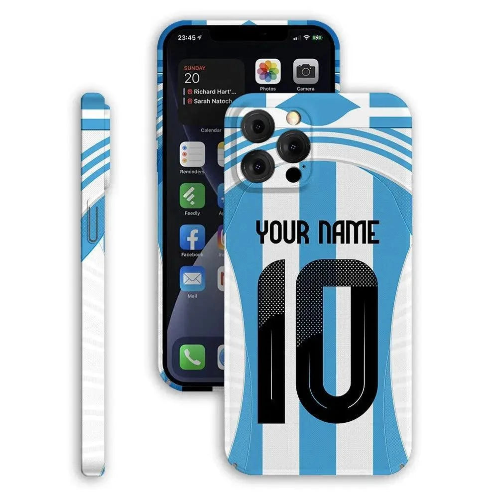 Coque de Football Personnalisée - Argentine (Domicile) - Passeport Cases