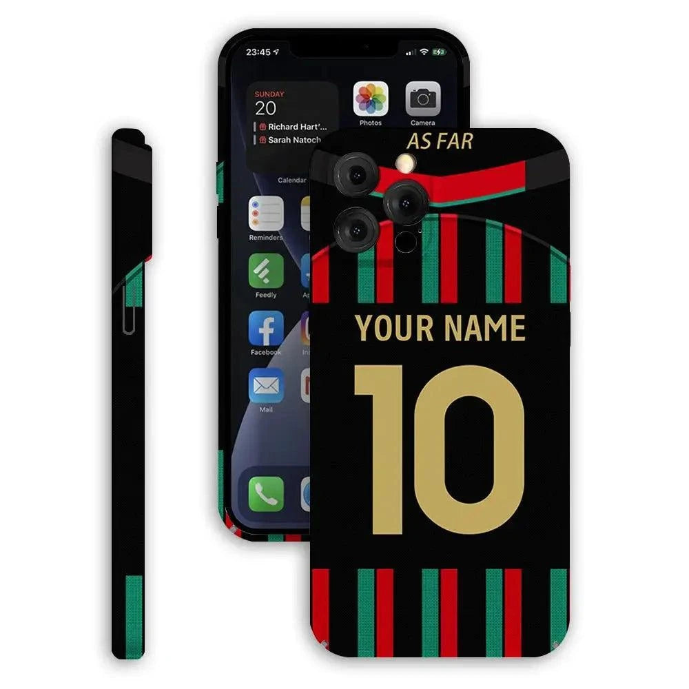 Coque de Football Personnalisée - AS far (Domicile) - Passeport Cases