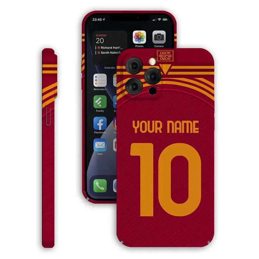 Coque de Football Personnalisée - As roma (Domicile) - Passeport Cases