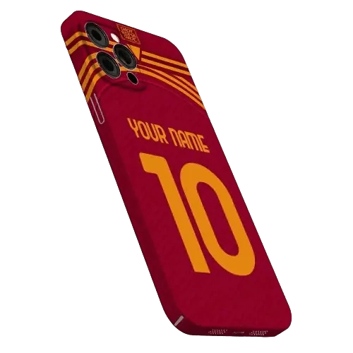 Coque de Football Personnalisée - As roma (Domicile) - Passeport Cases