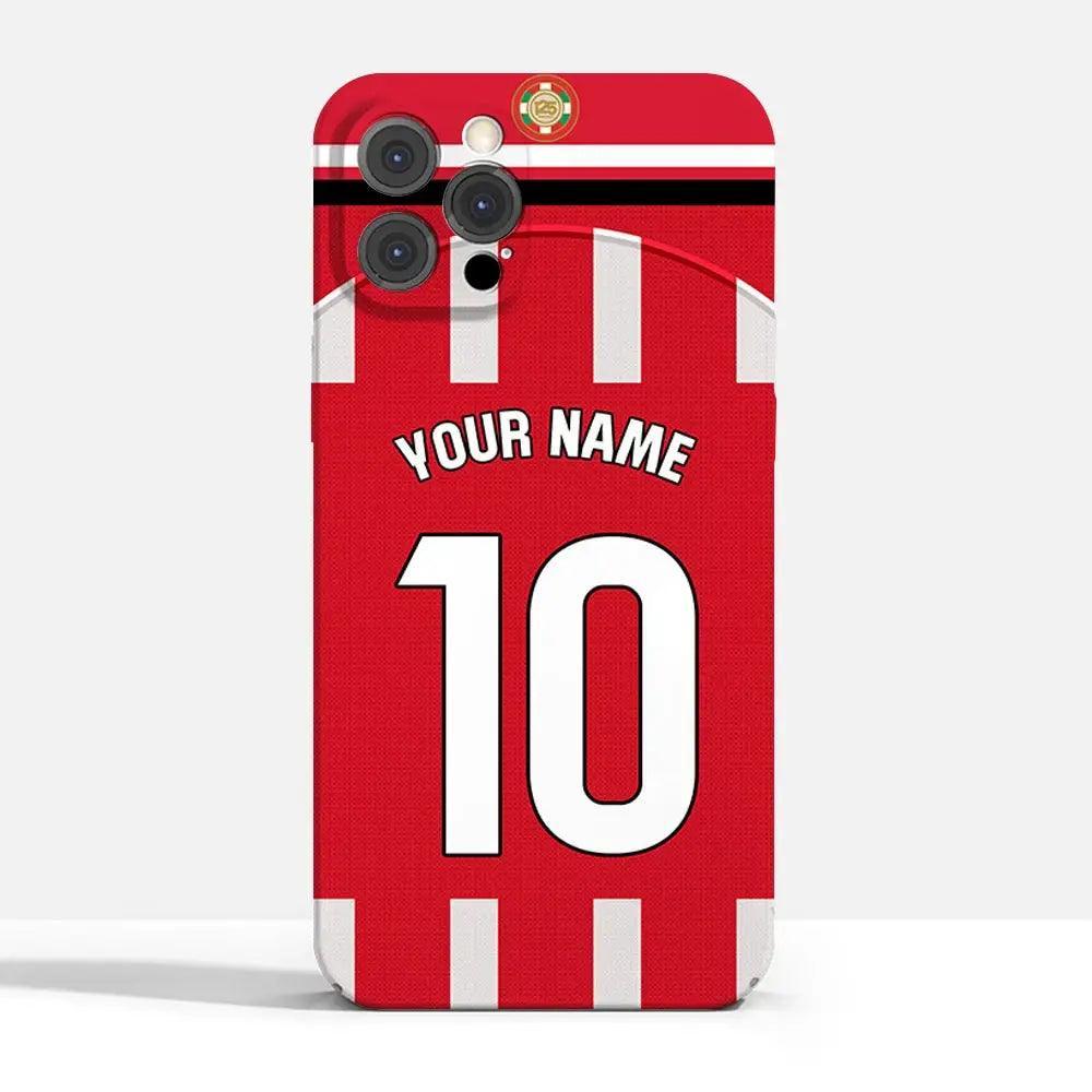 Coque de football personnalisée pour l'Athletic Bilbao - Passeport Cases