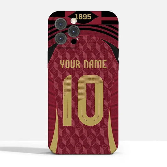 Coque de Football Personnalisée - Belgique (Domicile) - Passeport Cases