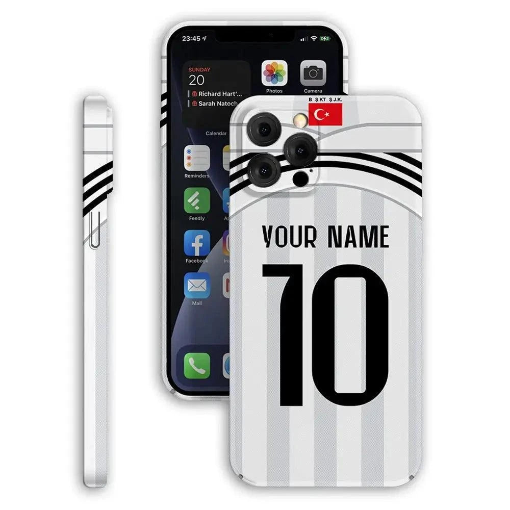 Coque de Football Personnalisée Beşiktaş Domicile - Passeport Cases