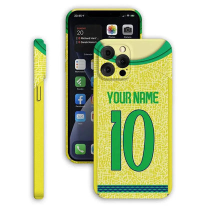 Coque de Football Personnalisée - Brésil (Domicile) - Passeport Cases