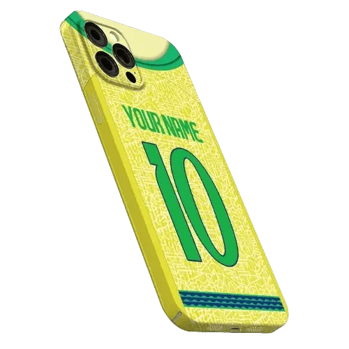 Coque de Football Personnalisée - Brésil (Domicile) - Passeport Cases