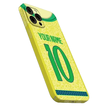 Coque de Football Personnalisée - Brésil (Domicile) - Passeport Cases