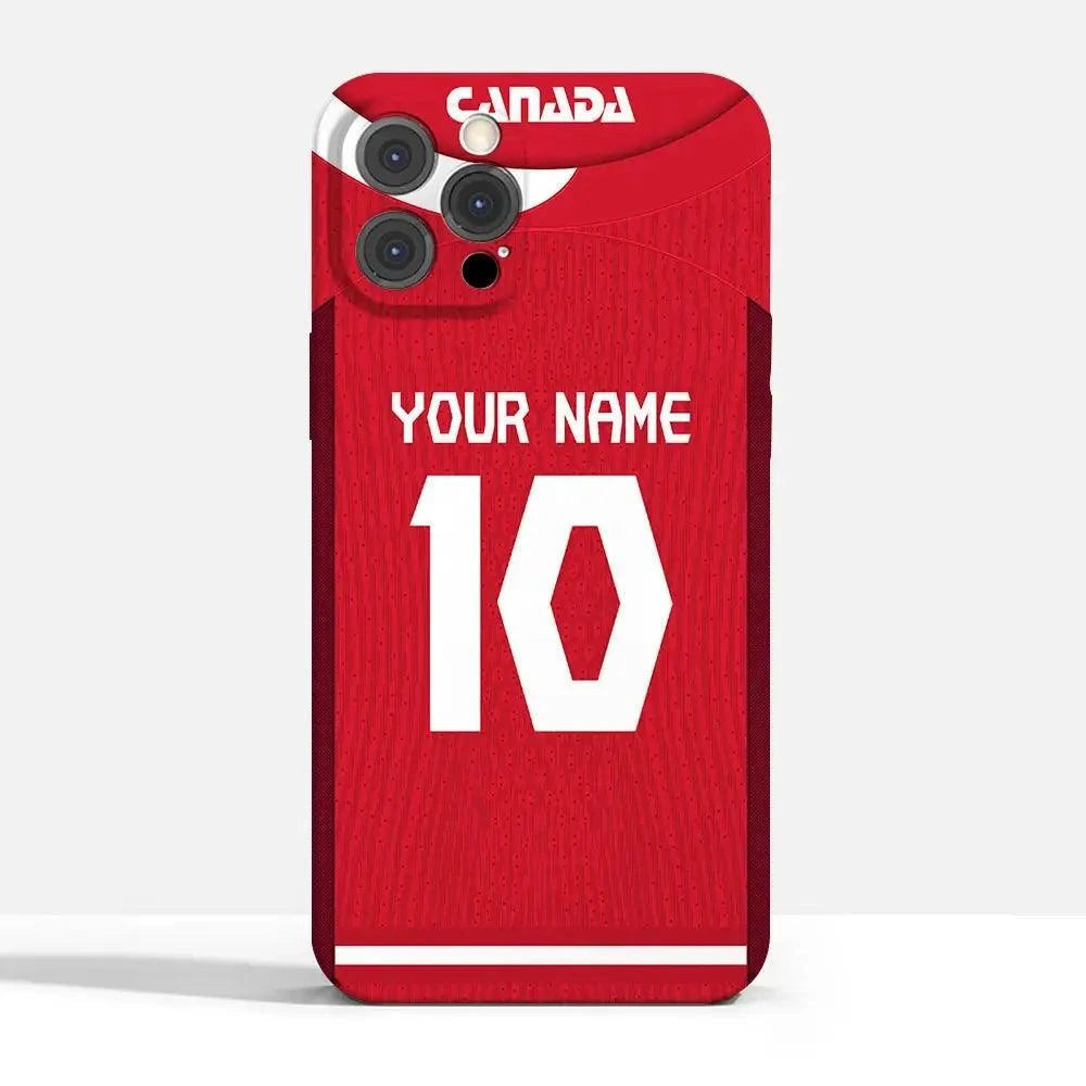 Coque de Football Personnalisée - Canada (Domicile) - Passeport Cases