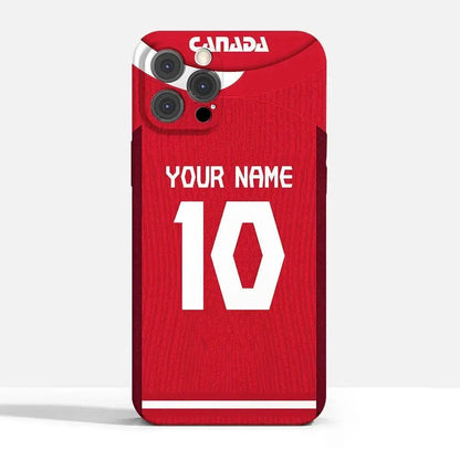 Coque de Football Personnalisée - Canada (Domicile) - Passeport Cases