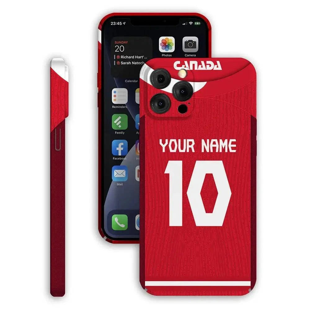 Coque de Football Personnalisée - Canada (Domicile) - Passeport Cases