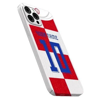 Coque de Football Personnalisée - Croatie (Domicile) - Passeport Cases