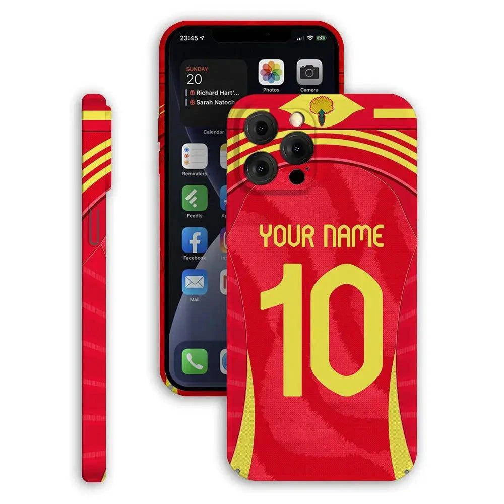 Coque de Football Personnalisée - Espagne (Domicile) - Passeport Cases