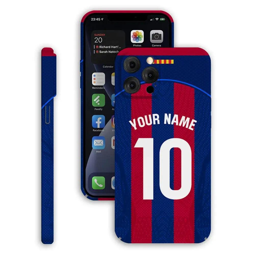 Coque de Football Personnalisée - FC Barcelone (Domicile) - Passeport Cases