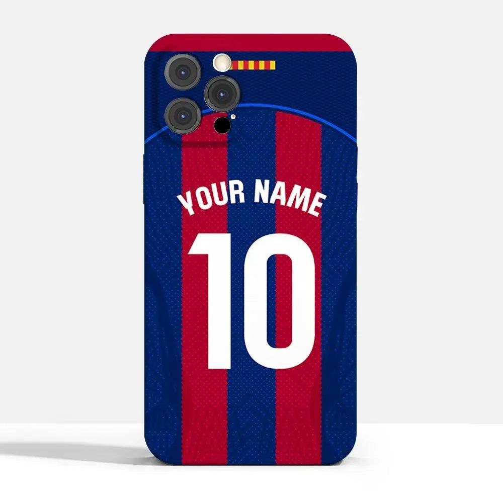 Coque de Football Personnalisée - FC Barcelone (Domicile) - Passeport Cases