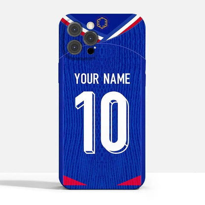 Coque de Football Personnalisée - France (Domicile) - Passeport Cases