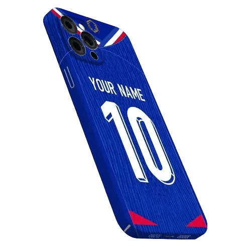 Coque de Football Personnalisée - France (Domicile) - Passeport Cases