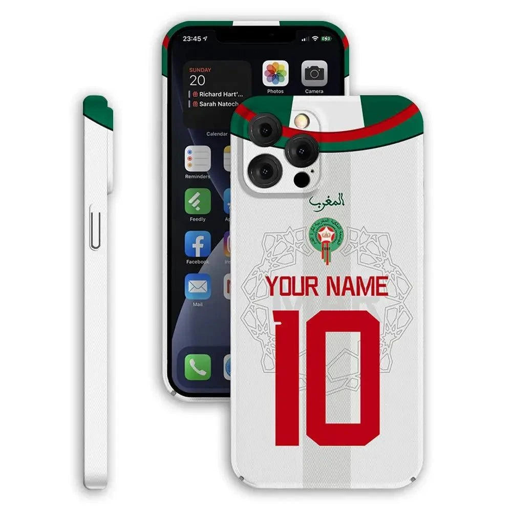 Coque de Football Personnalisée Maroc - Passeport Cases