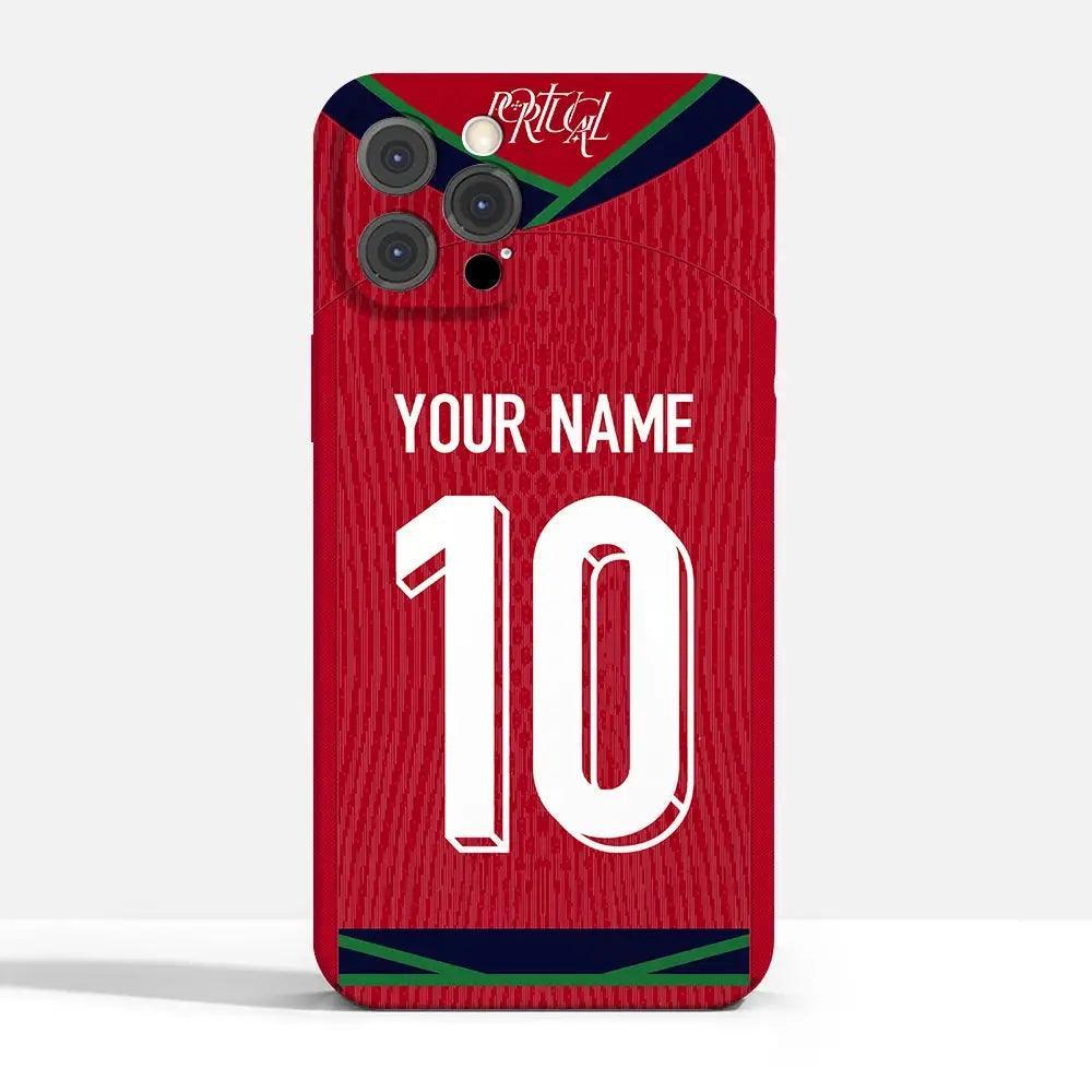 Coque de Football Personnalisée - Portugal (Domicile) - Passeport Cases