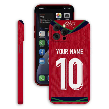 Coque de Football Personnalisée - Portugal (Domicile) - Passeport Cases