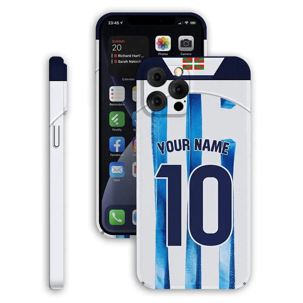 Coque de Football Personnalisée Real Sociedad (Domicile) - Passeport Cases