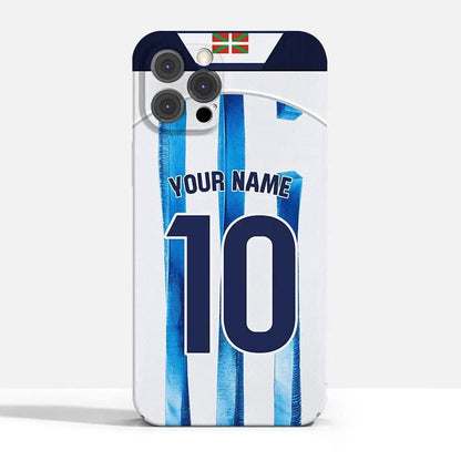 Coque de Football Personnalisée Real Sociedad (Domicile) - Passeport Cases