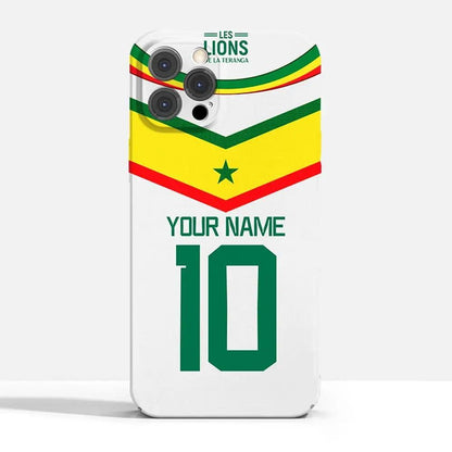 Coque de Football Personnalisée - Sénégal (Domicile) - Passeport Cases