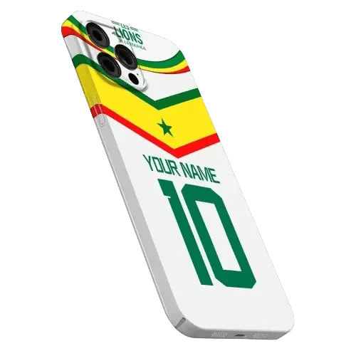 Coque de Football Personnalisée - Sénégal (Domicile) - Passeport Cases