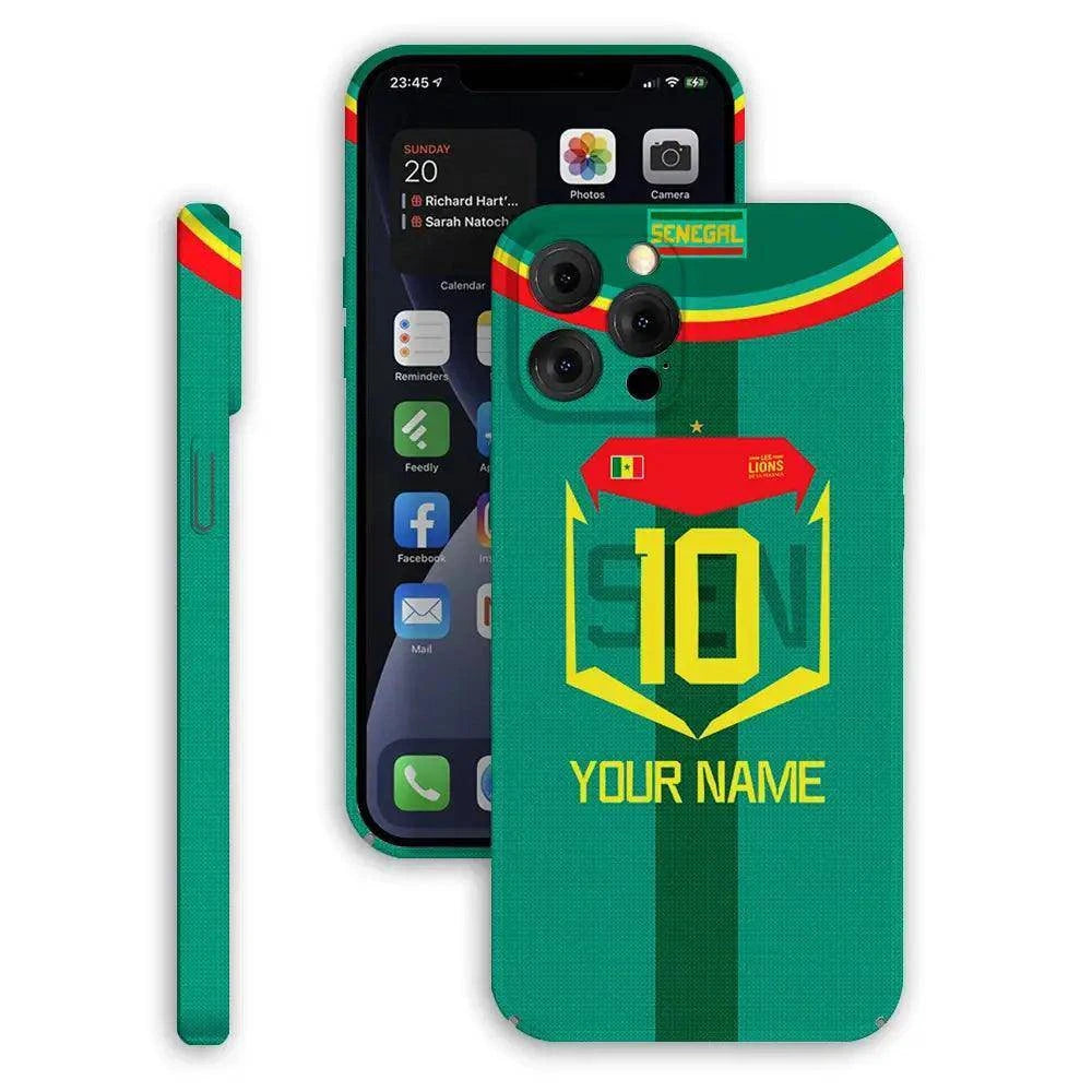 Coque de Football Personnalisée - Sénégal (Extérieur) - Passeport Cases