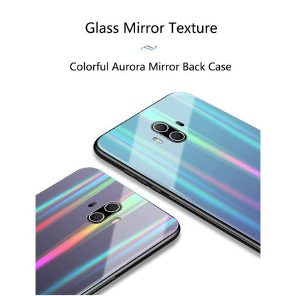 Coque en Verre Trempé Luxe Arc-En-Ciel pour Huawei