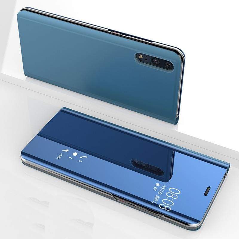 Coque Étui Smart View Pour Huawei - P20 / Bleu - Fitted Cases