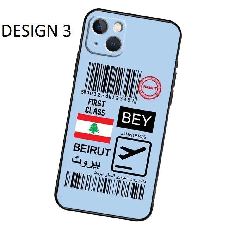 Coque Liban (Iphone) - Passeport Cases