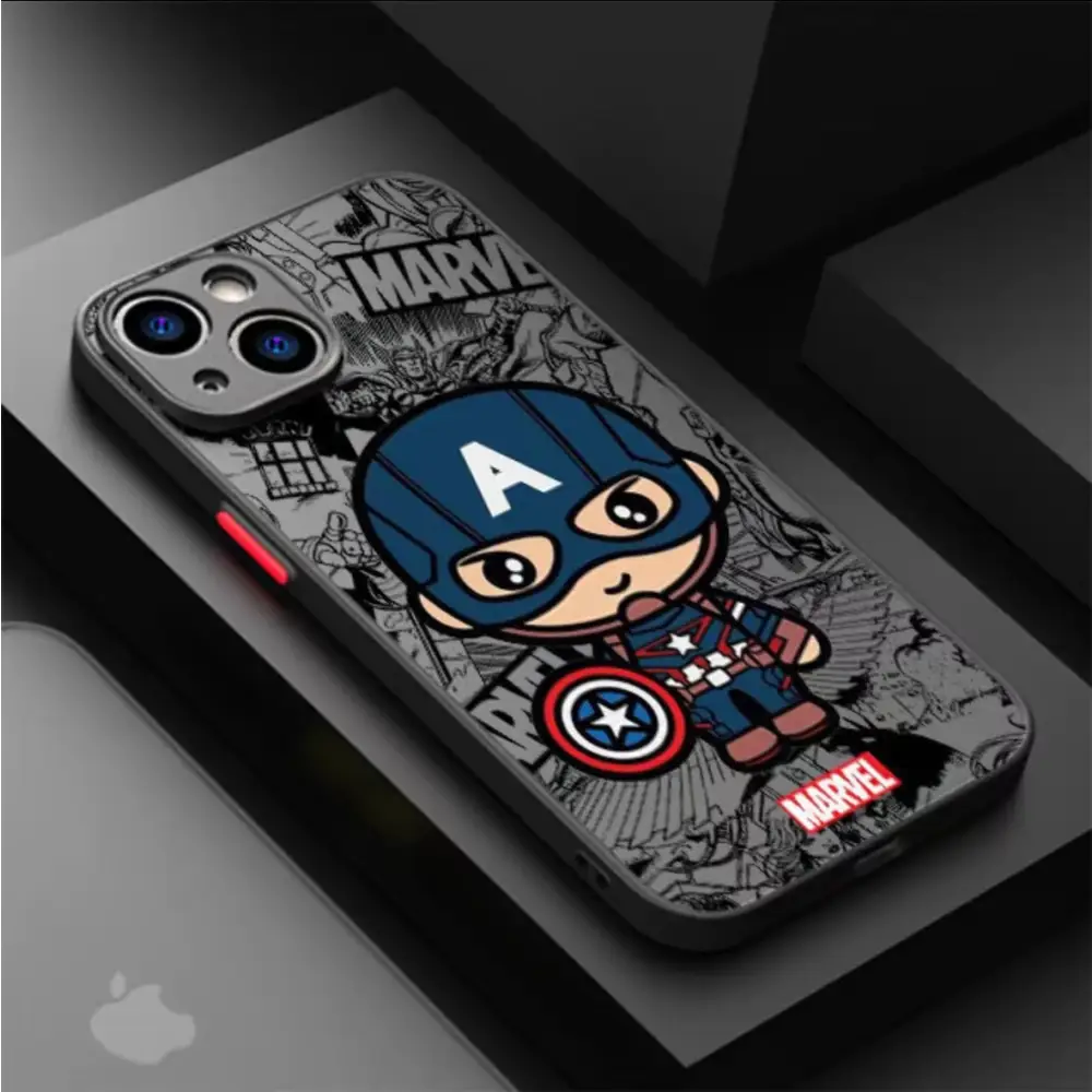 COQUE MARVEL - MINI CAPTAIN AMERICA - iPhone 11 - Coque pour iPhone