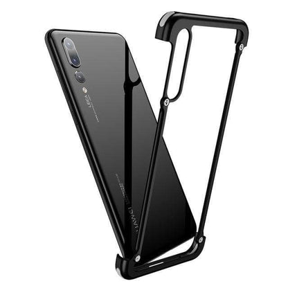 Coque Protection Antichoc En Métal pour Huawei - Huawei P20 / Noir - Fitted Cases