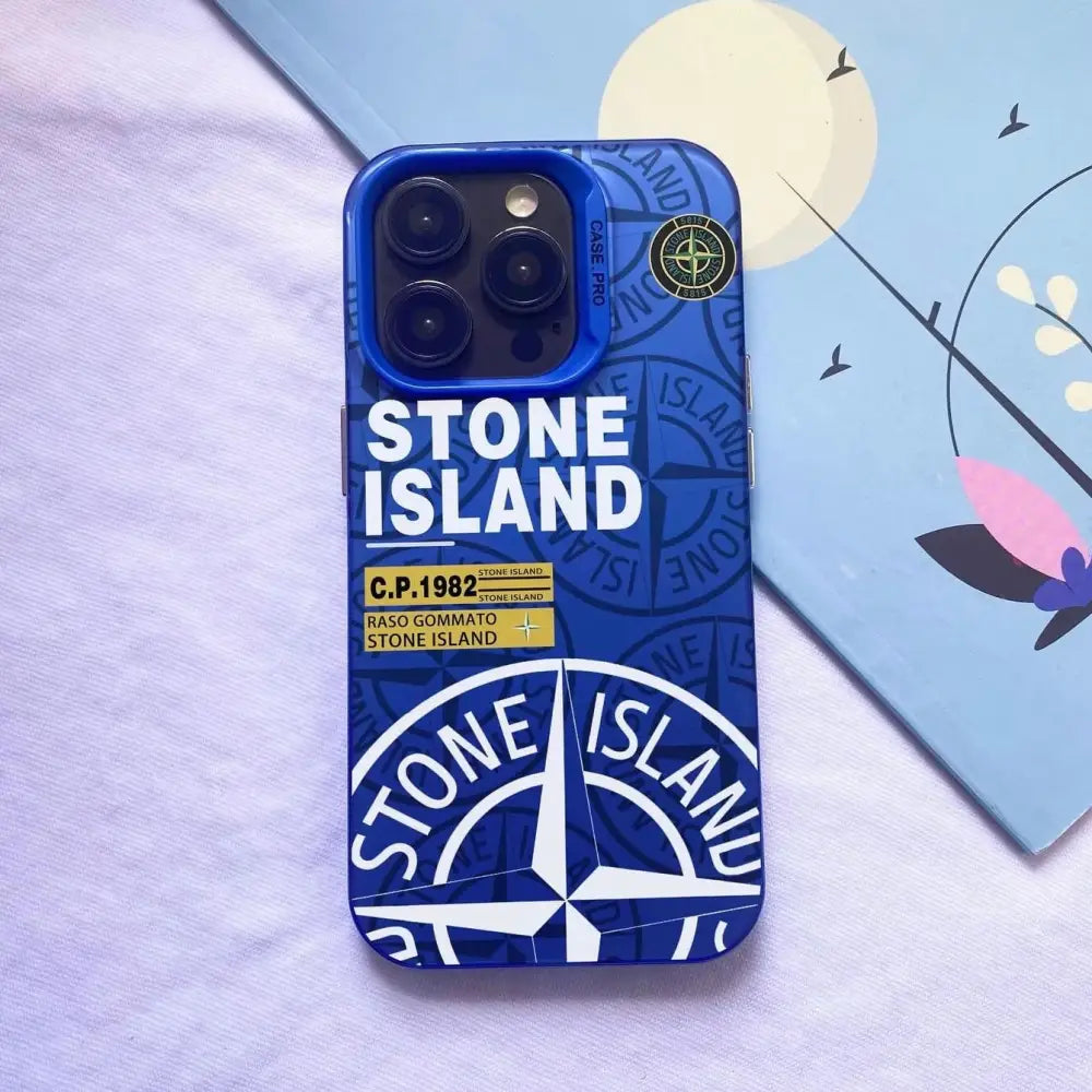 COQUE STONE ISLAND - BLEU - iPhone 11