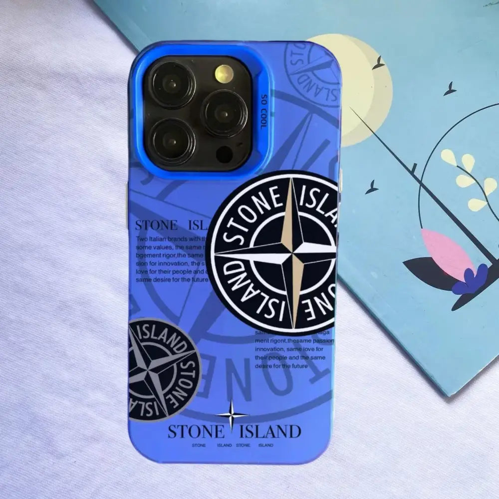 COQUE STONE ISLAND - BLEU - iPhone 11