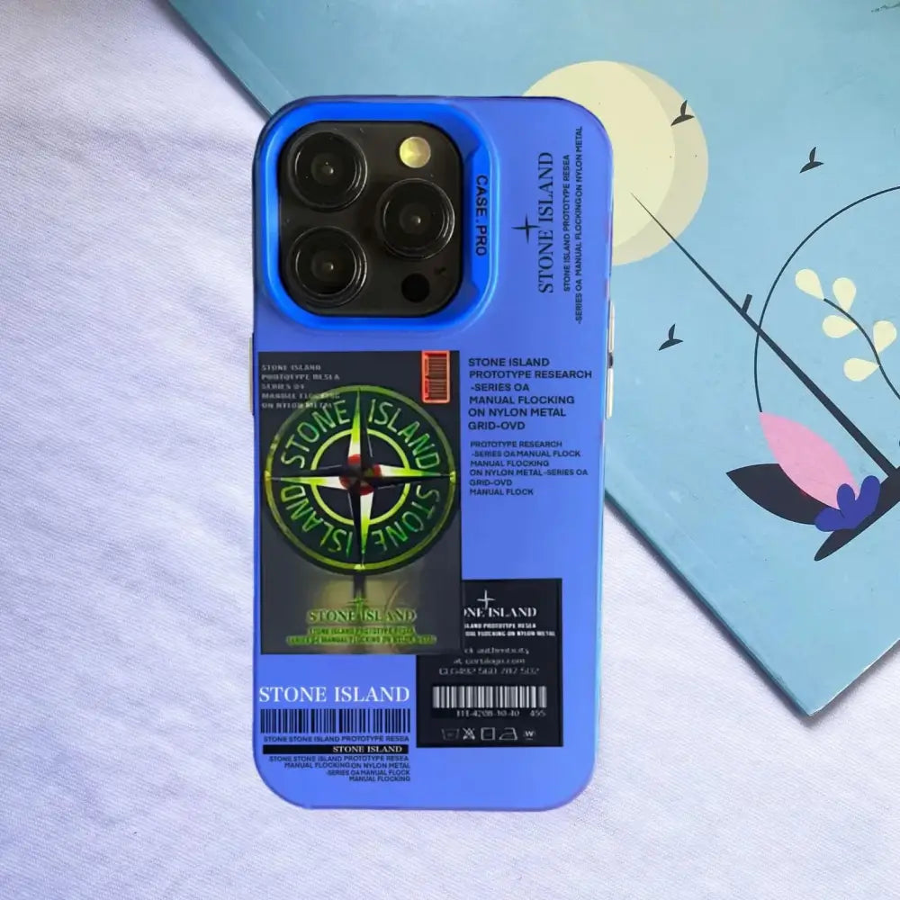 COQUE STONE ISLAND - BLEU - iPhone 11