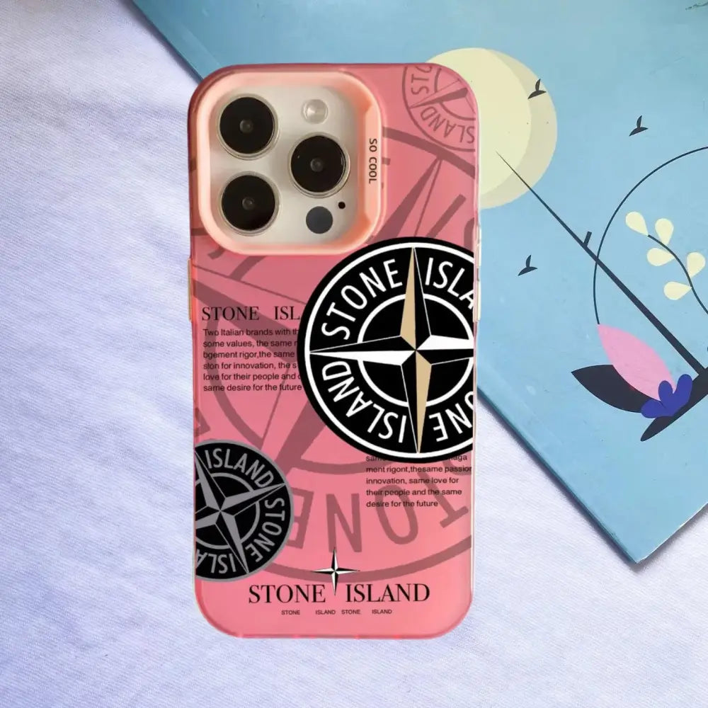 COQUE STONE ISLAND - ROSE - iPhone 11